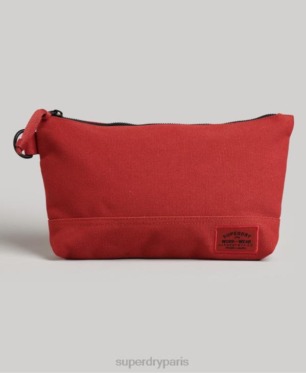 Superdry Hommes trousse de toilette classique D64Z1716 accessoires rouge