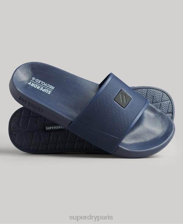 Superdry Hommes curseurs de technologie de code D64Z99 chaussures bleu