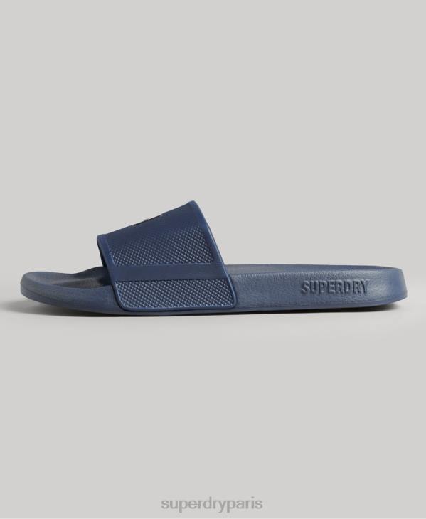 Superdry Hommes curseurs de technologie de code D64Z99 chaussures bleu