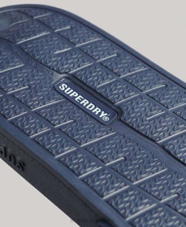 Superdry Hommes curseurs de technologie de code D64Z99 chaussures bleu