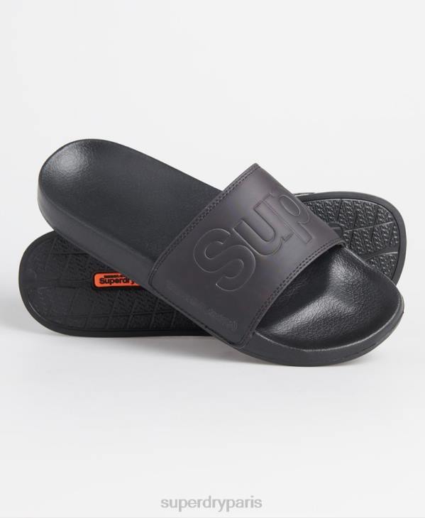 Superdry Hommes sliders de plage camo magiques D64Z1945 chaussures vert