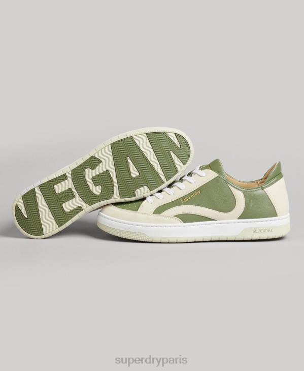 Superdry Hommes baskets basses vegan baskets D64Z1894 chaussures vert
