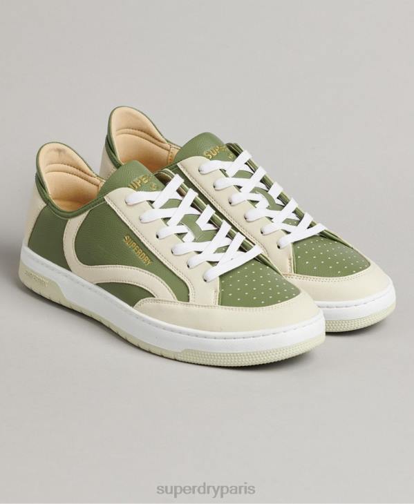 Superdry Hommes baskets basses vegan baskets D64Z1894 chaussures vert