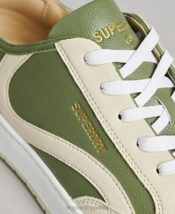 Superdry Hommes baskets basses vegan baskets D64Z1894 chaussures vert