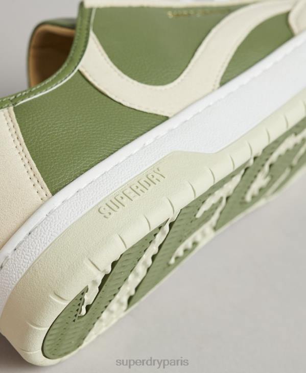 Superdry Hommes baskets basses vegan baskets D64Z1894 chaussures vert