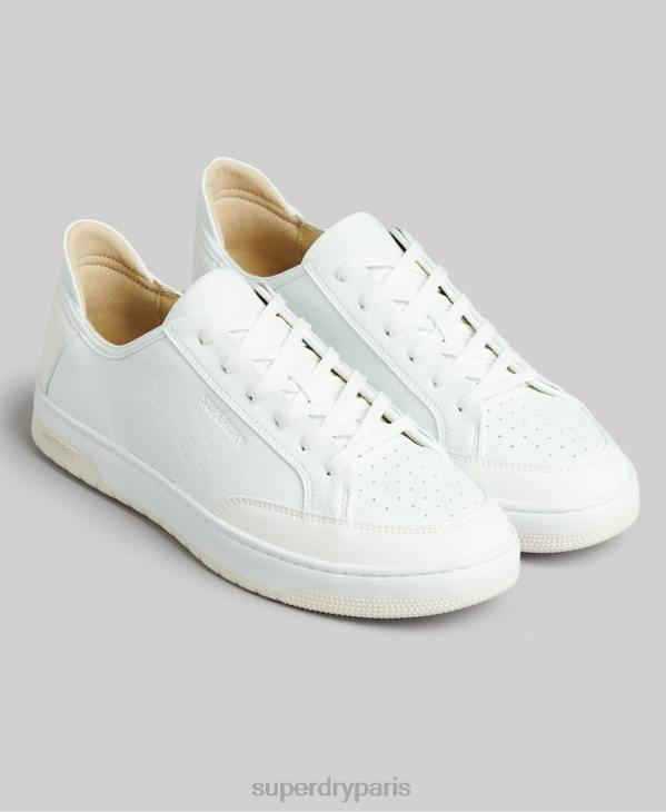 Superdry Hommes baskets basses vegan baskets D64Z1897 chaussures blanc