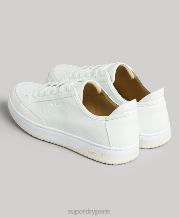 Superdry Hommes baskets basses vegan baskets D64Z1897 chaussures blanc