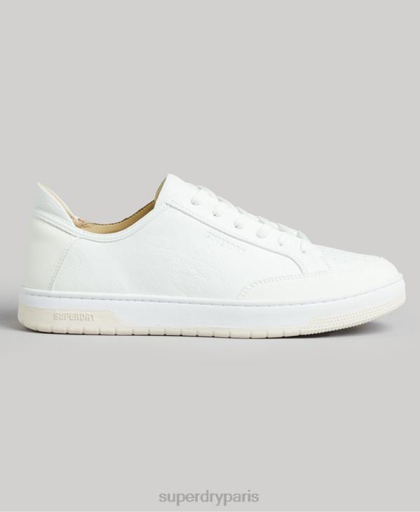 Superdry Hommes baskets basses vegan baskets D64Z1897 chaussures blanc