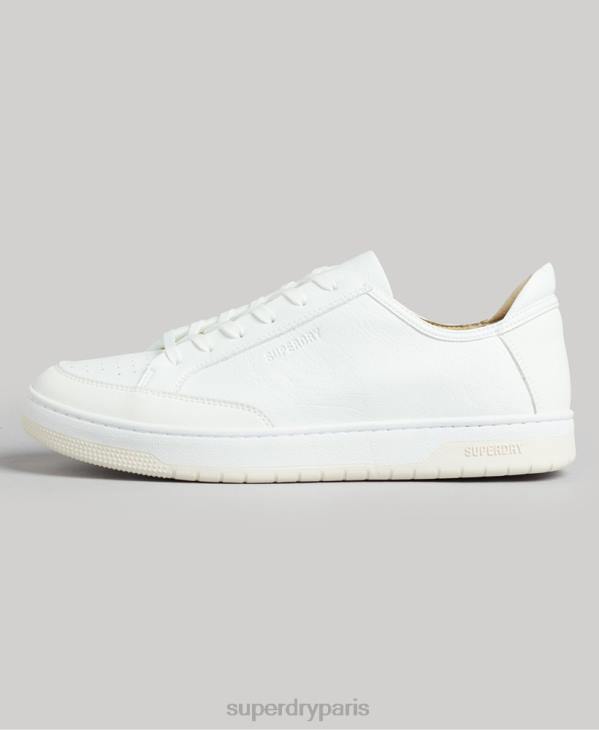 Superdry Hommes baskets basses vegan baskets D64Z1897 chaussures blanc