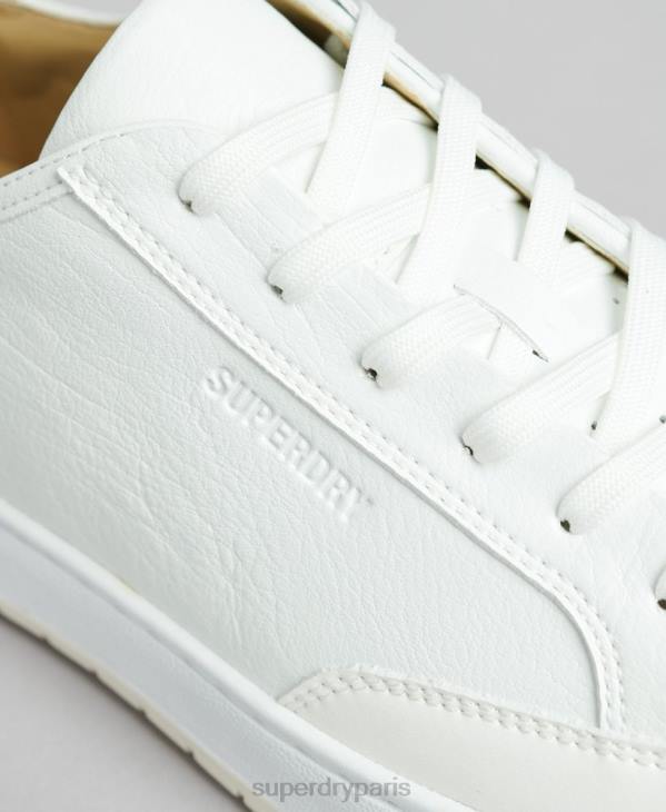 Superdry Hommes baskets basses vegan baskets D64Z1897 chaussures blanc