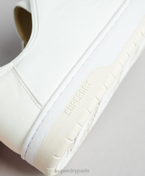 Superdry Hommes baskets basses vegan baskets D64Z1897 chaussures blanc
