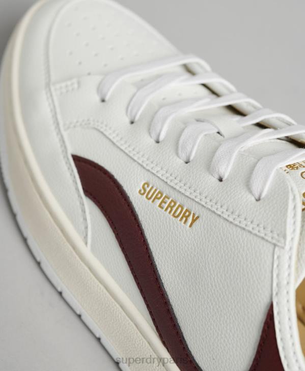 Superdry Hommes baskets basses vegan baskets D64Z1911 chaussures blanc