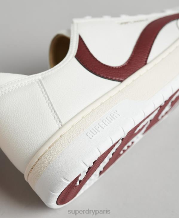 Superdry Hommes baskets basses vegan baskets D64Z1911 chaussures blanc