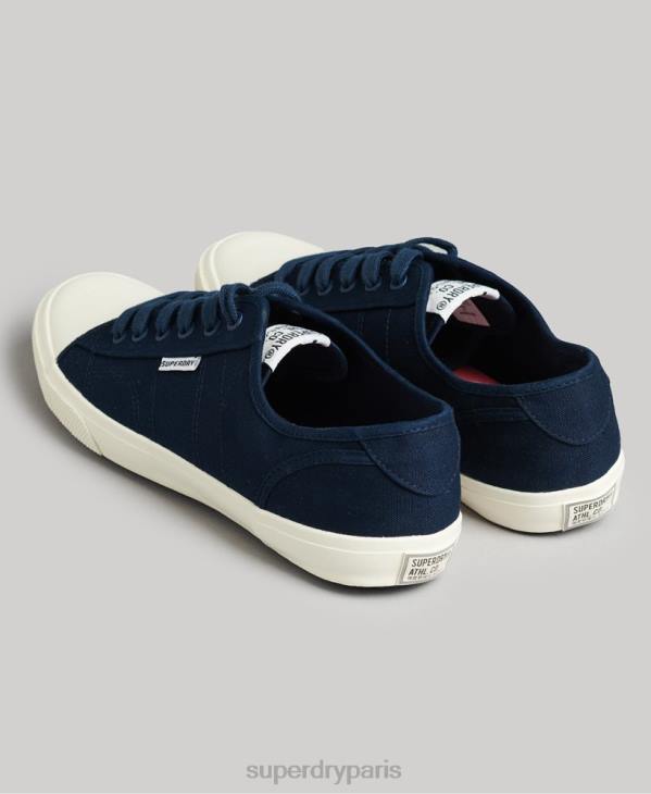 Superdry Hommes baskets casual en toile vegan D64Z1953 chaussures marine