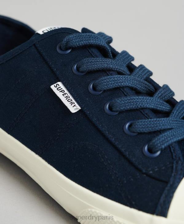 Superdry Hommes baskets casual en toile vegan D64Z1953 chaussures marine