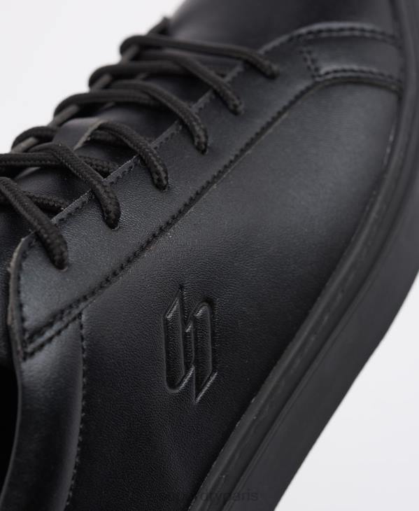Superdry Hommes baskets de tennis végétaliennes D64Z1941 chaussures noir