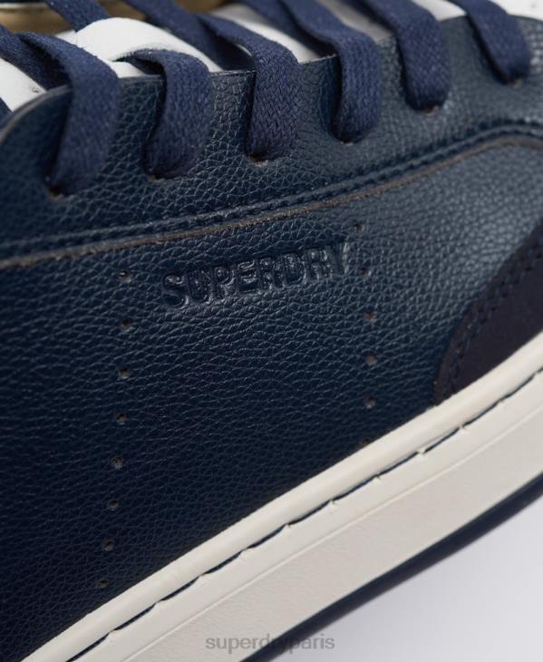Superdry Hommes baskets montantes vegan basket sport D64Z1926 chaussures marine