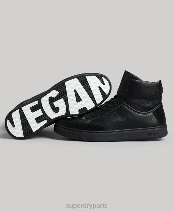 Superdry Hommes baskets montantes vegan vintage D64Z1914 chaussures noir