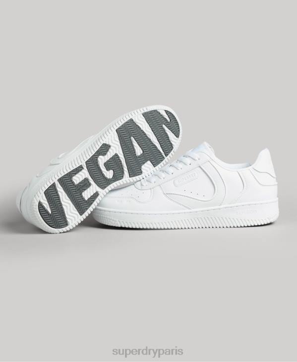 Superdry Hommes grosses baskets végétaliennes D64Z1937 chaussures blanc