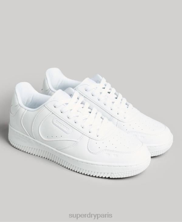 Superdry Hommes grosses baskets végétaliennes D64Z1937 chaussures blanc