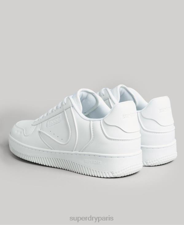 Superdry Hommes grosses baskets végétaliennes D64Z1937 chaussures blanc