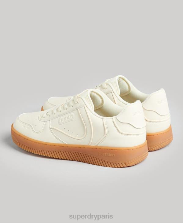 Superdry Hommes grosses baskets végétaliennes D64Z1946 chaussures blanc