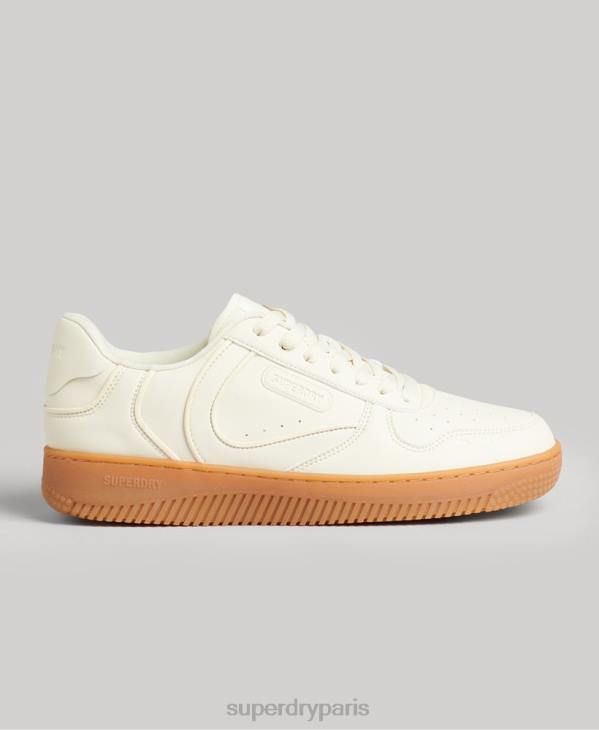 Superdry Hommes grosses baskets végétaliennes D64Z1946 chaussures blanc