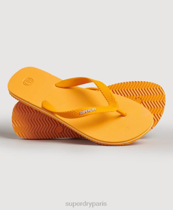Superdry Hommes tongs classiques vintage D64Z1730 chaussures or