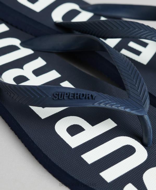Superdry Hommes tongs sport code core D64Z1901 chaussures marine