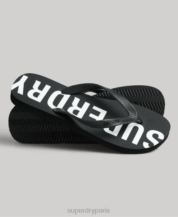 Superdry Hommes tongs sport code core D64Z1915 chaussures noir