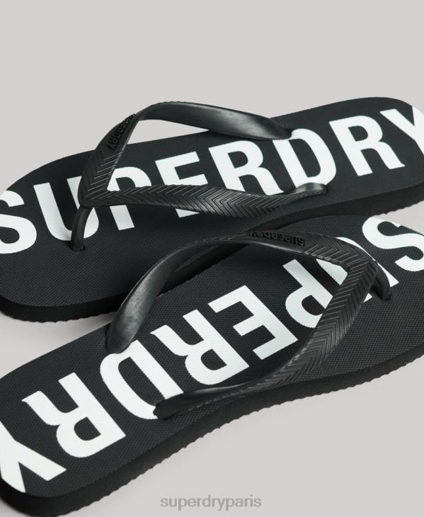 Superdry Hommes tongs sport code core D64Z1915 chaussures noir