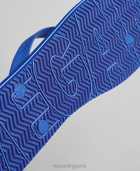 Superdry Hommes tongs végétaliennes D64Z114 chaussures bleu