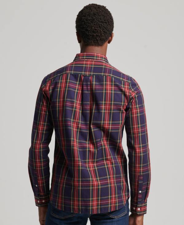 Superdry Hommes chemise boutonnée classique london D64Z165 vêtements vert