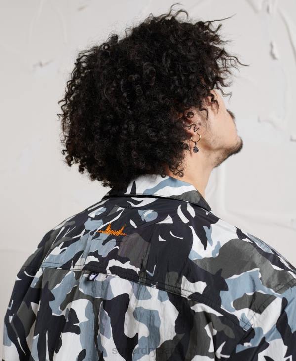 Superdry Hommes chemise dystopie énergétique D64Z220 vêtements multi