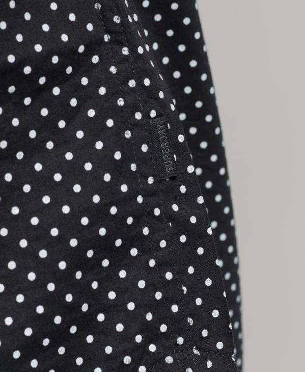 Superdry Hommes chemise à imprimé intégral D64Z230 vêtements noir
