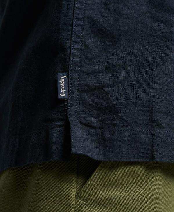 Superdry Hommes chemise à manches courtes D64Z135 vêtements marine
