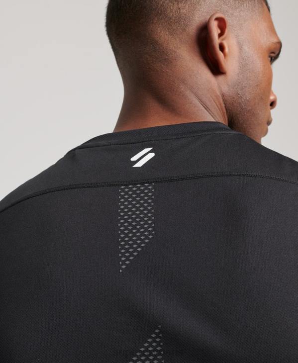 Superdry Hommes débardeur actif D64Z1426 vêtements noir
