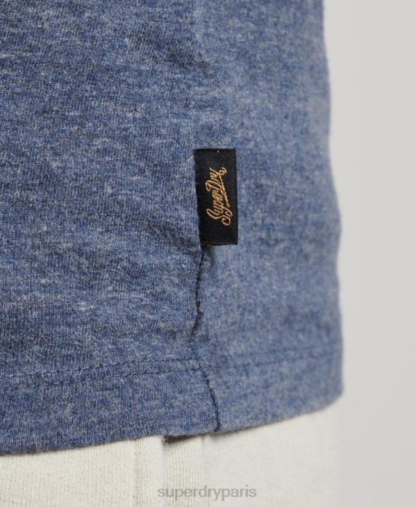 Superdry Hommes débardeur à logo vintage D64Z1444 vêtements marine