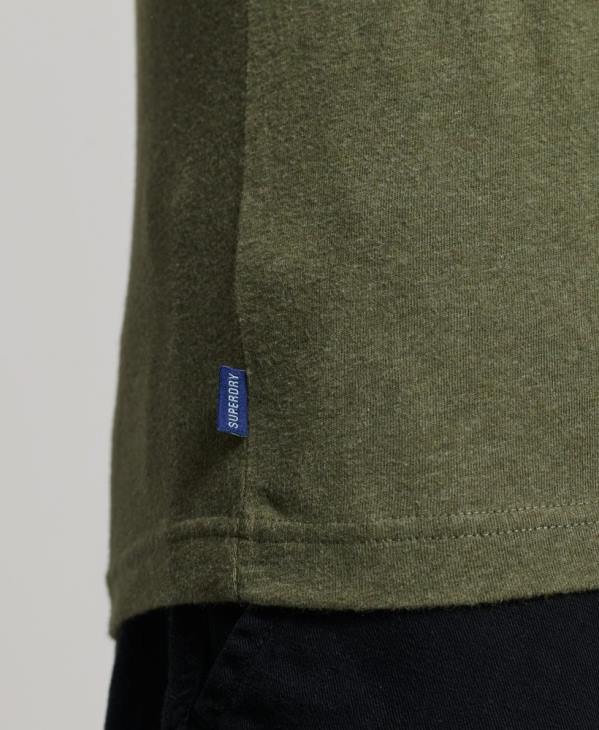 Superdry Hommes débardeur logo vintage en coton bio D64Z1472 vêtements vert