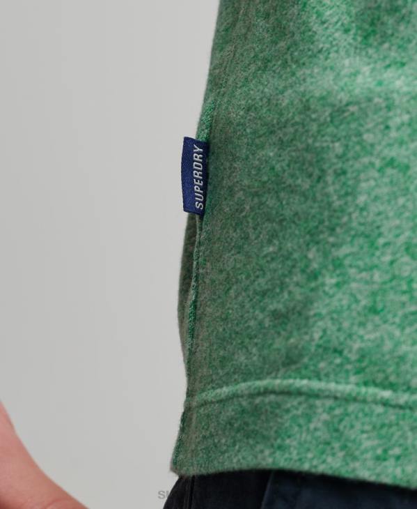 Superdry Hommes débardeur logo vintage en coton bio D64Z1535 vêtements vert