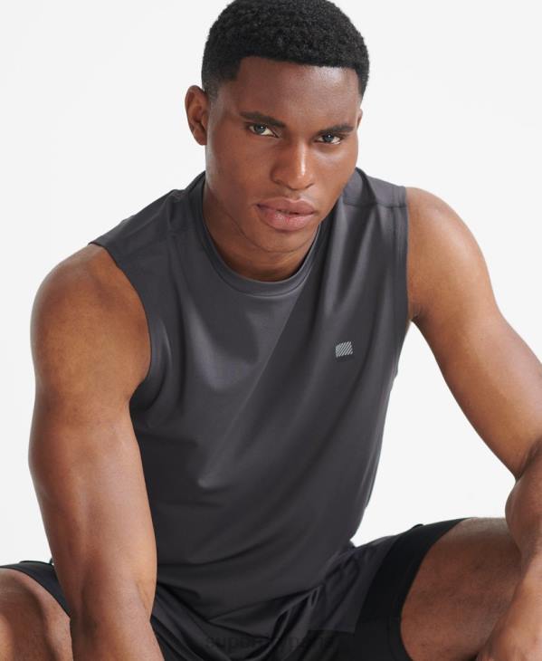 Superdry Hommes débardeur train D64Z1434 vêtements gris foncé