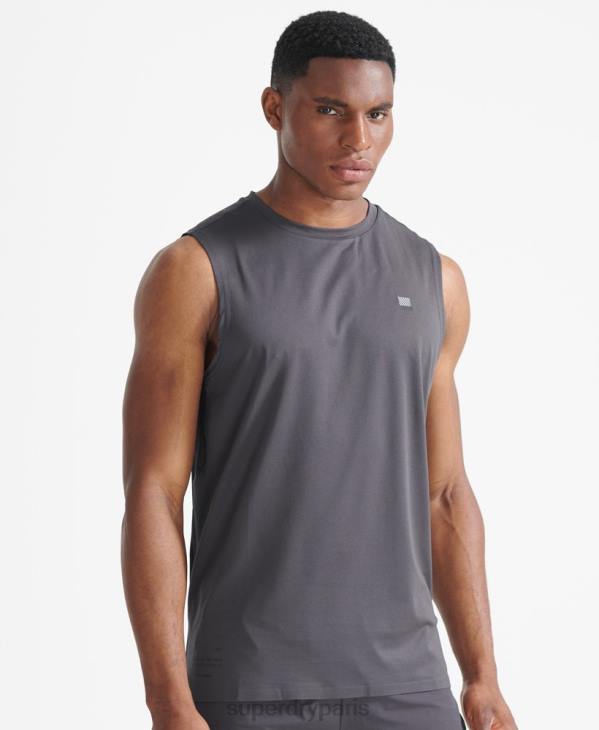 Superdry Hommes débardeur train D64Z1434 vêtements gris foncé