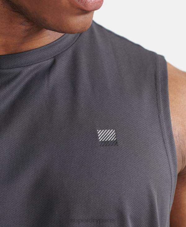Superdry Hommes débardeur train D64Z1434 vêtements gris foncé