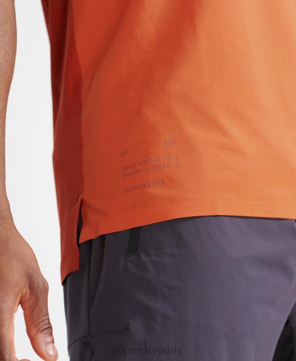 Superdry Hommes débardeur train D64Z5390 vêtements orange