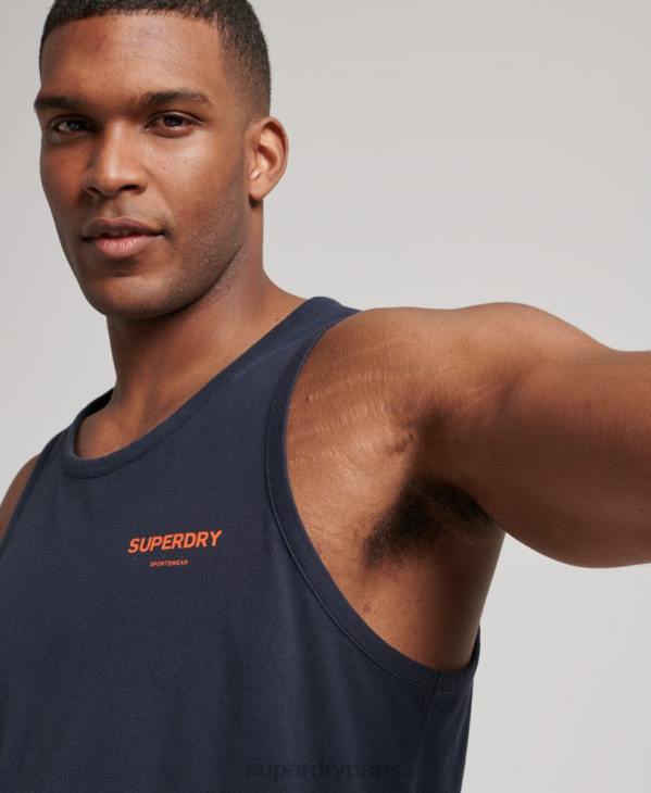 Superdry Hommes gilet de sport code core D64Z1459 vêtements marine