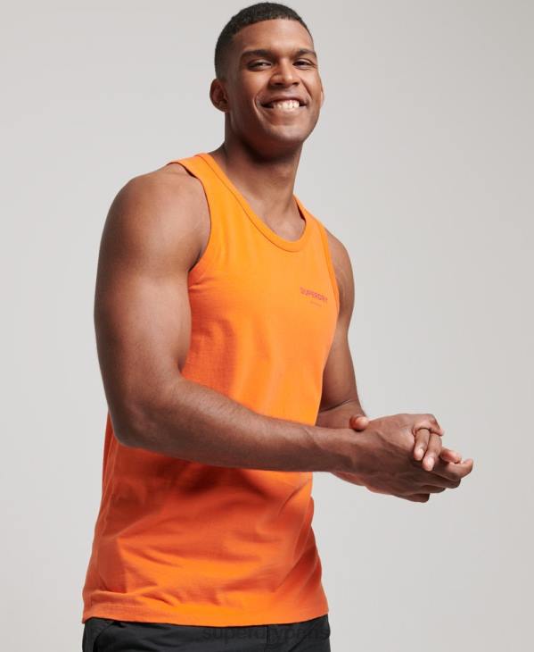 Superdry Hommes gilet de sport code core D64Z1483 vêtements orange