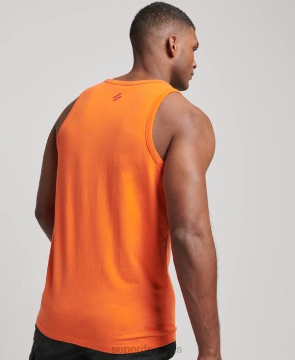 Superdry Hommes gilet de sport code core D64Z1483 vêtements orange