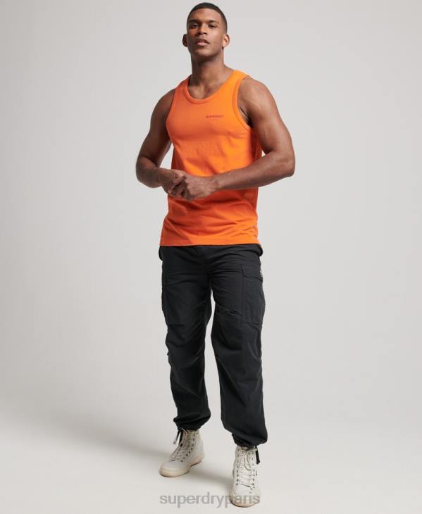 Superdry Hommes gilet de sport code core D64Z1483 vêtements orange