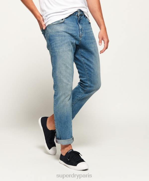Superdry Hommes jean droit daman D64Z1234 vêtements jeans