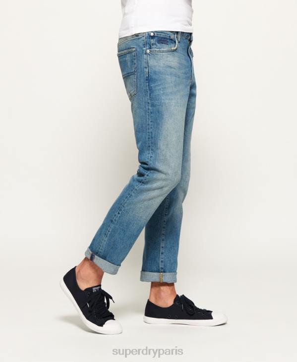 Superdry Hommes jean droit daman D64Z1234 vêtements jeans